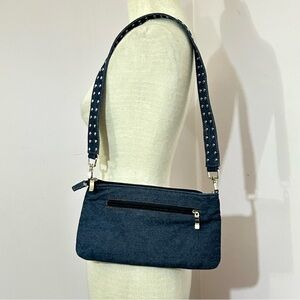 Kaela 90s Denim Shoulder Bag Studded